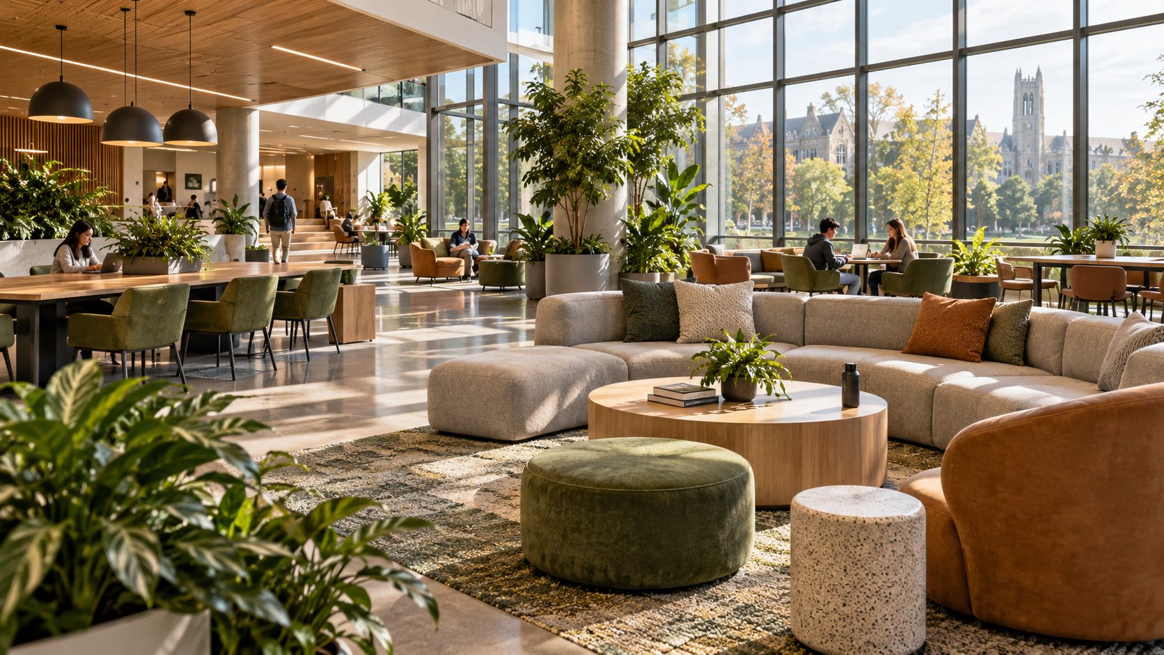 Student Lounges & Collaboration Spaces